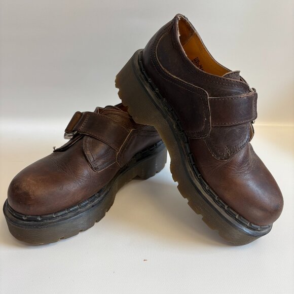 Vintage Dr. Martens Super Chunky Monk Strap Platforms - Picture 1 of 7